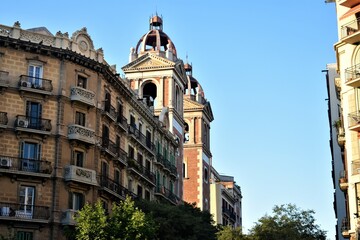 Fototapeta na wymiar Barcelona street