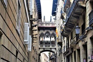 Naklejka premium Gothic Barcelona quarter