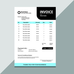 Invoice design 
