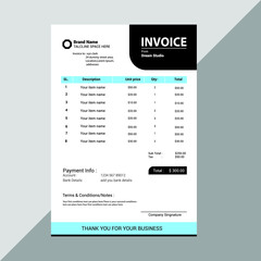 Invoice design 
