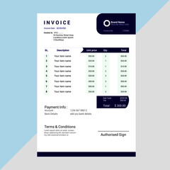 Invoice design 
