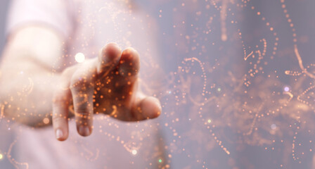 Global digital connections with technology