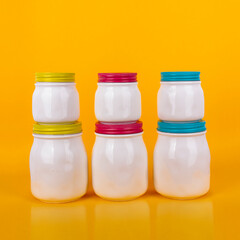 Colorful spice and storage container