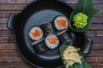 Japanese sushi fastfood- asian traditional snack