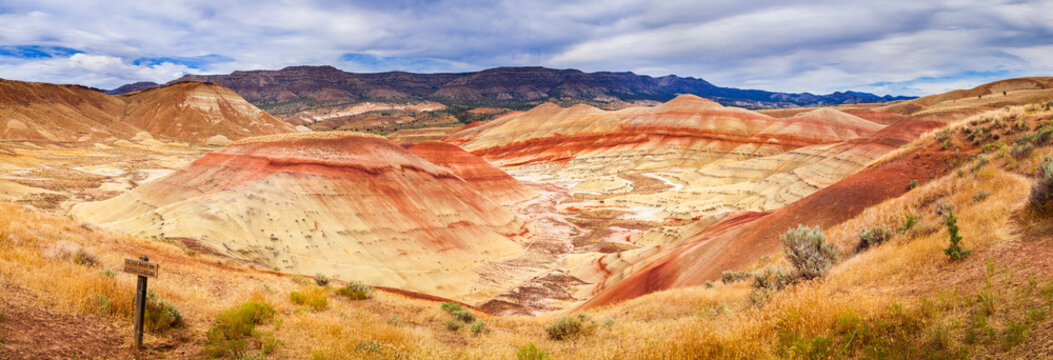 The Painted Hills in eastern Oregon, USA