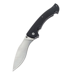 Knife tourist, hunting, tactical, military for survival and self-defense. Steel blade. An isolated object on a white background.