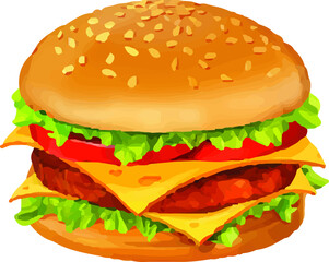 Hamburger vector illustration