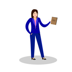 businessman with a folder