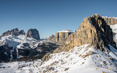 Dolomites in winter