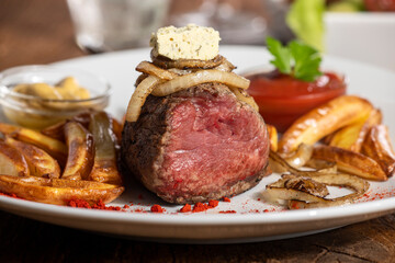 grilled steak