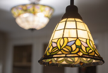 decorative light hanging from ceiling