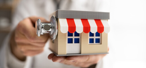 Doctor Doing Small Business Inspection