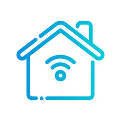 home wifi network internet of things iot smarthome icon