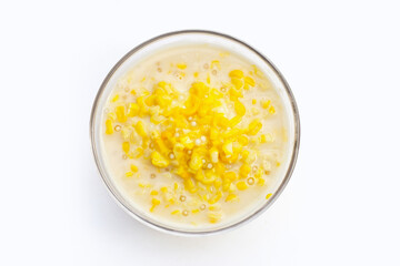 Sweet corn with sago in sweet coconut milk