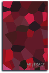 Portrait style mosaic effect. Abstract background. EPS 10.