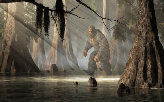 The Honey Island Swamp Monster is a cryptid of Louisiana folklore said to haunt the swamps in St. Tammany Parish, Louisiana.  It bears a striking resemblance to the typical description of a sasquatch.