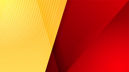 Red background with orange and yellow color composition in abstract. Abstract backgrounds with a combination of lines and circle dots can be used for your ad banners, sale banner template, and more