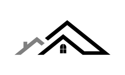 roof home building logo