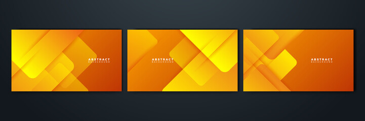 Orange and yellow background color composition in abstract. Abstract backgrounds with a combination of lines and circle dots can be used for your ad banners, sale banner template, presentation