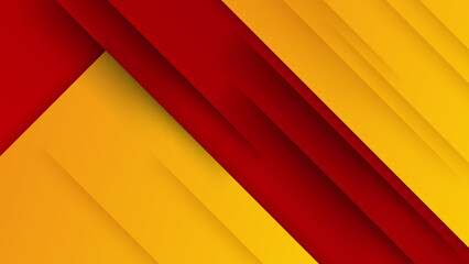 Red background with orange and yellow color composition in abstract. Abstract backgrounds with a combination of lines and circle dots can be used for your ad banners, sale banner template, and more