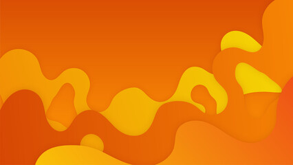 Orange and yellow background color composition in abstract. Abstract backgrounds with a combination of lines and circle dots can be used for your ad banners, sale banner template, presentation