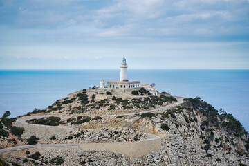 Leuchtturm am Cap Formentor, Mallorca, Spanien