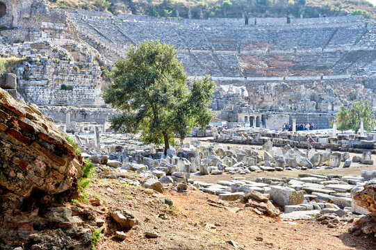 The Great Theatre of Ephesus, Ephesus Ruins, Selçuk, Turkey.