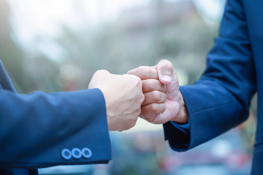 Business Handshake, Business People Handshake Modern Proactive Business Ideas And Business Advancements.