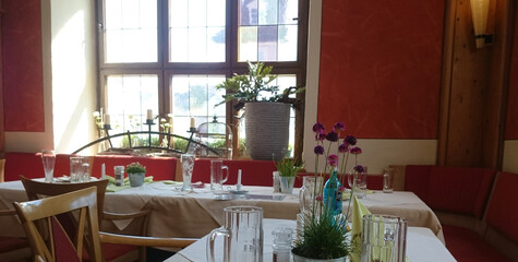 table setting for a dinner