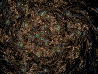 Imaginatory fractal abstract background Image