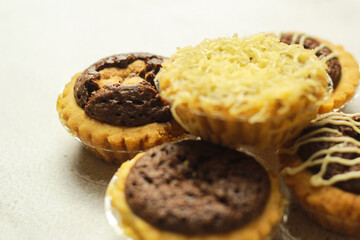 Pie Cup Cake Chocolate Chesee Homemade Fresh Snack for Tea time