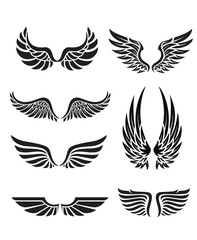 silhouette wings emblem collection