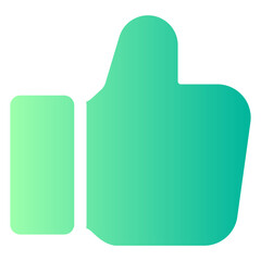 thumb gradient icon