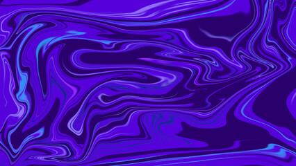 Blue Liquid marble painting abstract background