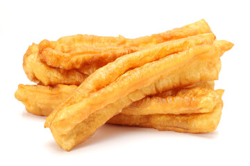 Chinese Fritters on white background