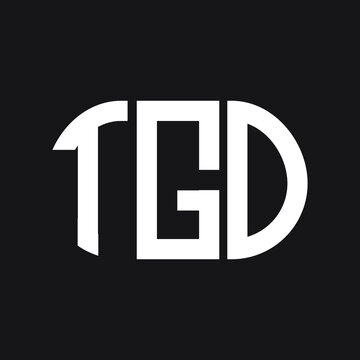 TGO letter logo design on black background. TGO creative initials letter logo concept. TGO letter design.