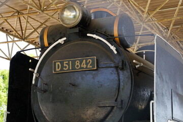 Naklejka premium D51形蒸気機関車