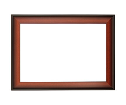 Victorian old frame. Classical Picture Photo Frame on isolated white background.