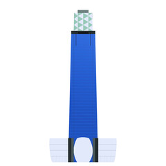 A vector of skyscrapper in Kuala Lumpur on white background