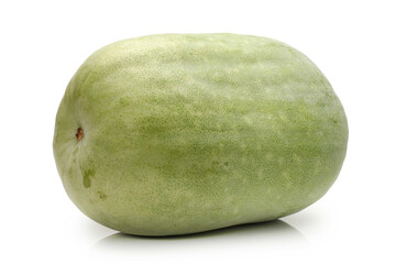 Winter melon on white background