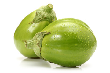 aubergine isolated on white background