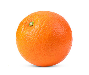 Orange fruits on white background