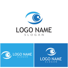 Branding Identity Corporate Eye Care vector logo design