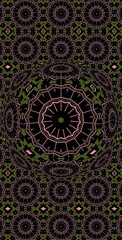 Fractodome Colorful Seamless Fractal Patterns