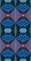 Fractodome Colorful Seamless Fractal Patterns