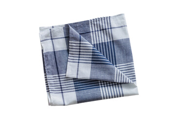 Vintage stripped Handkerchief for men isolated on a white background.	

