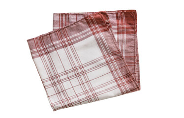 Vintage stripped Handkerchief for men isolated on a white background.	
