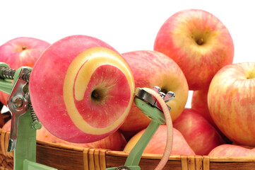 apples in basket