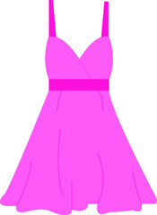  Dress vector illustration. Dress image or clip art. women dress.