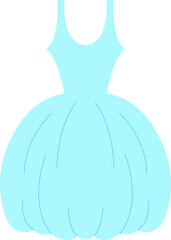  Dress vector illustration. Dress image or clip art. women dress.